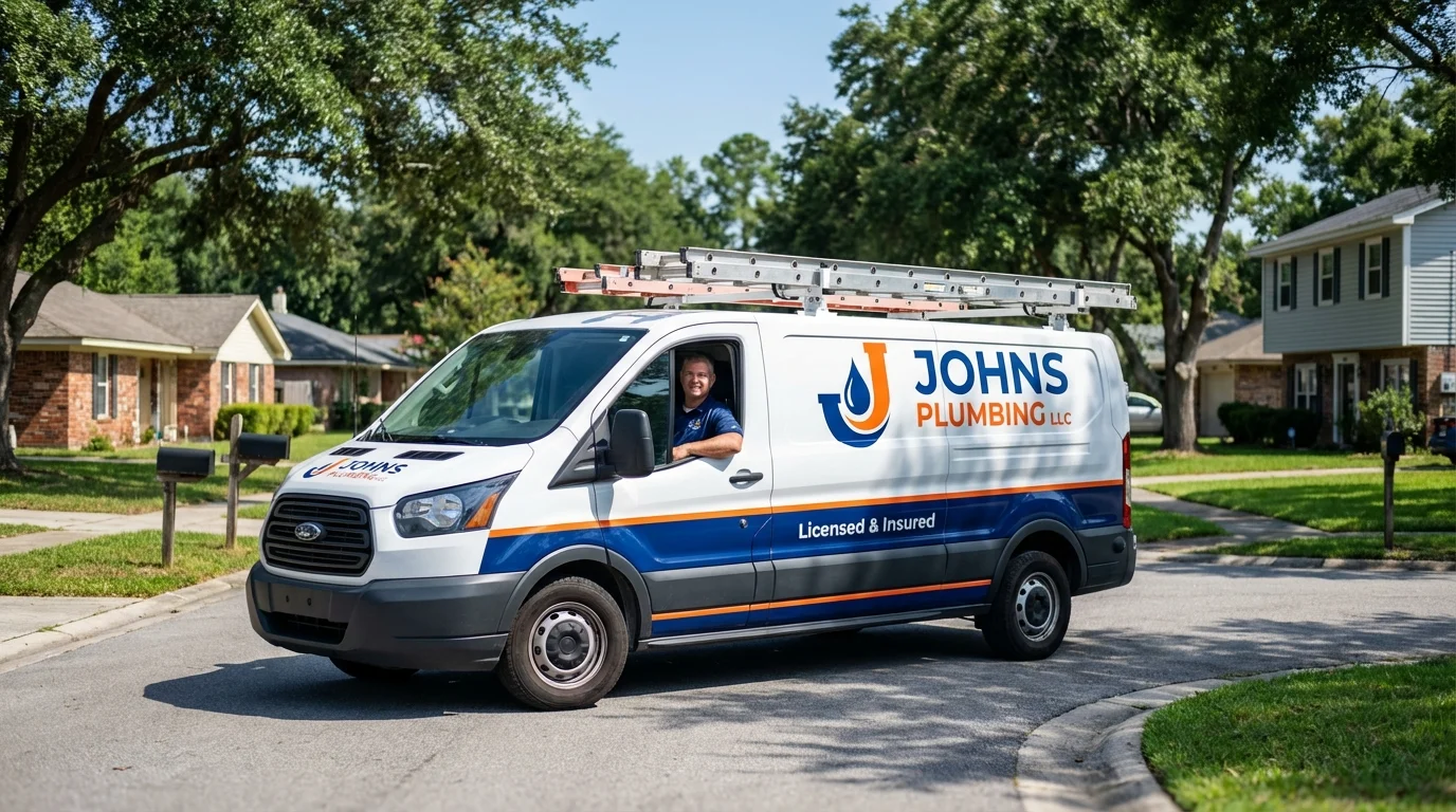 Johns Plumbing LLC service van in Cripple Creek, CO