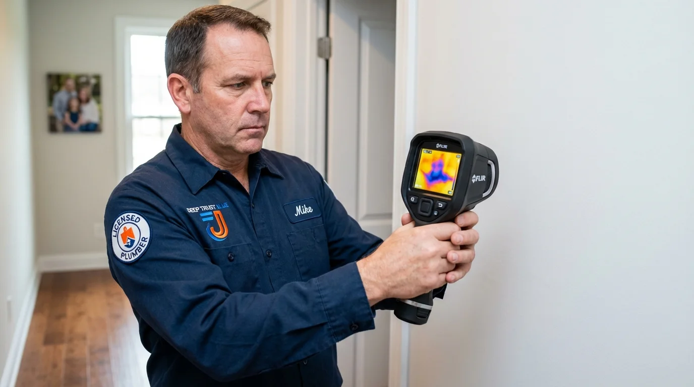 Thermal imaging leak detection by Johns Plumbing LLC in Cripple Creek